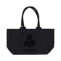 Black Cotton Shoulder Bag