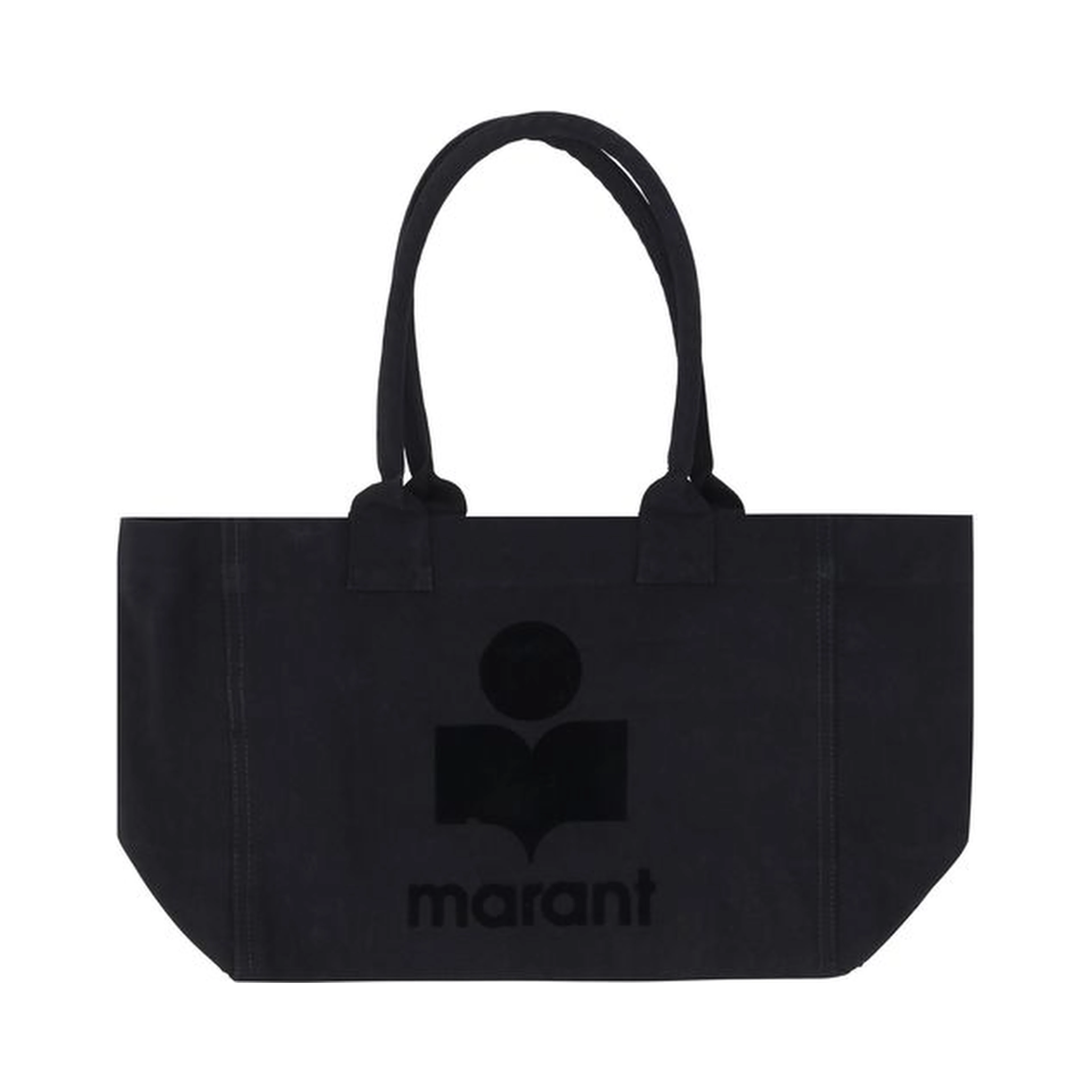 Black Cotton Shoulder Bag