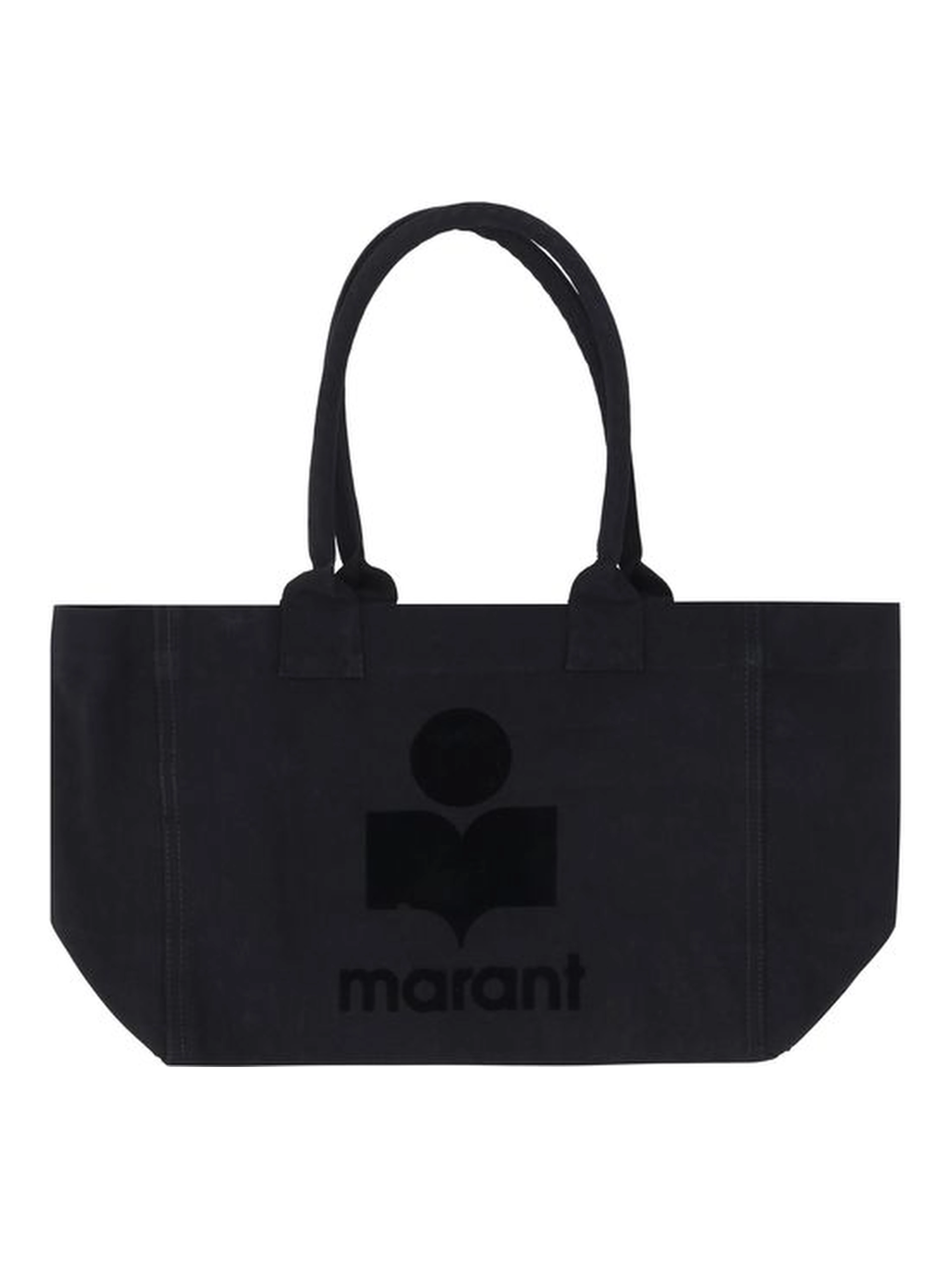 Black Cotton Shoulder Bag