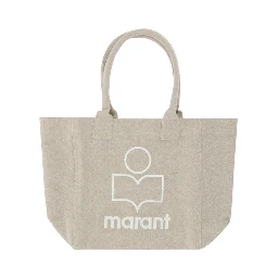 حقيبة كتف من القطن الأزرق