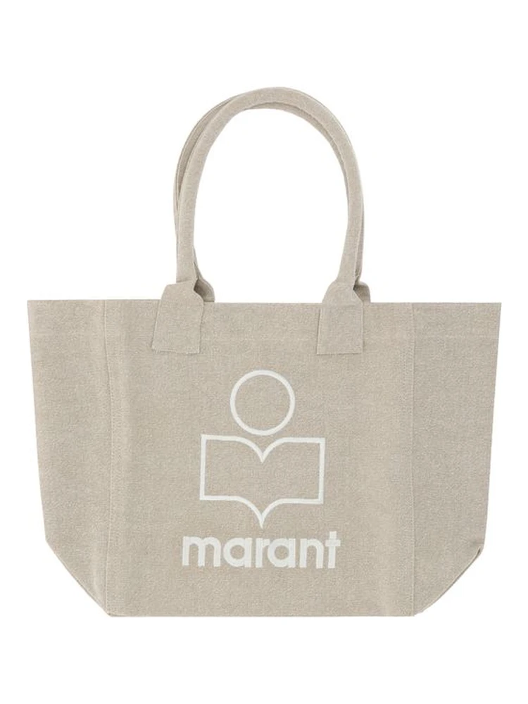 حقيبة كتف من القطن الأزرق