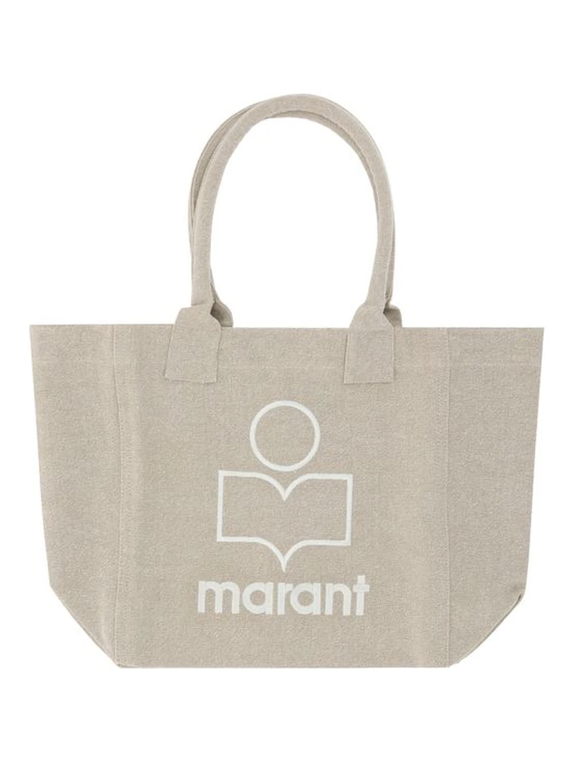 حقيبة كتف من القطن الأزرق