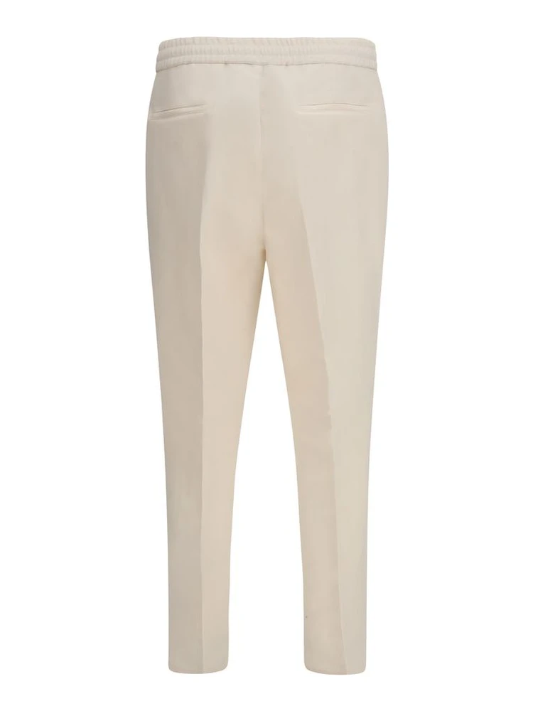 Beige Linen Casual Pants alternative