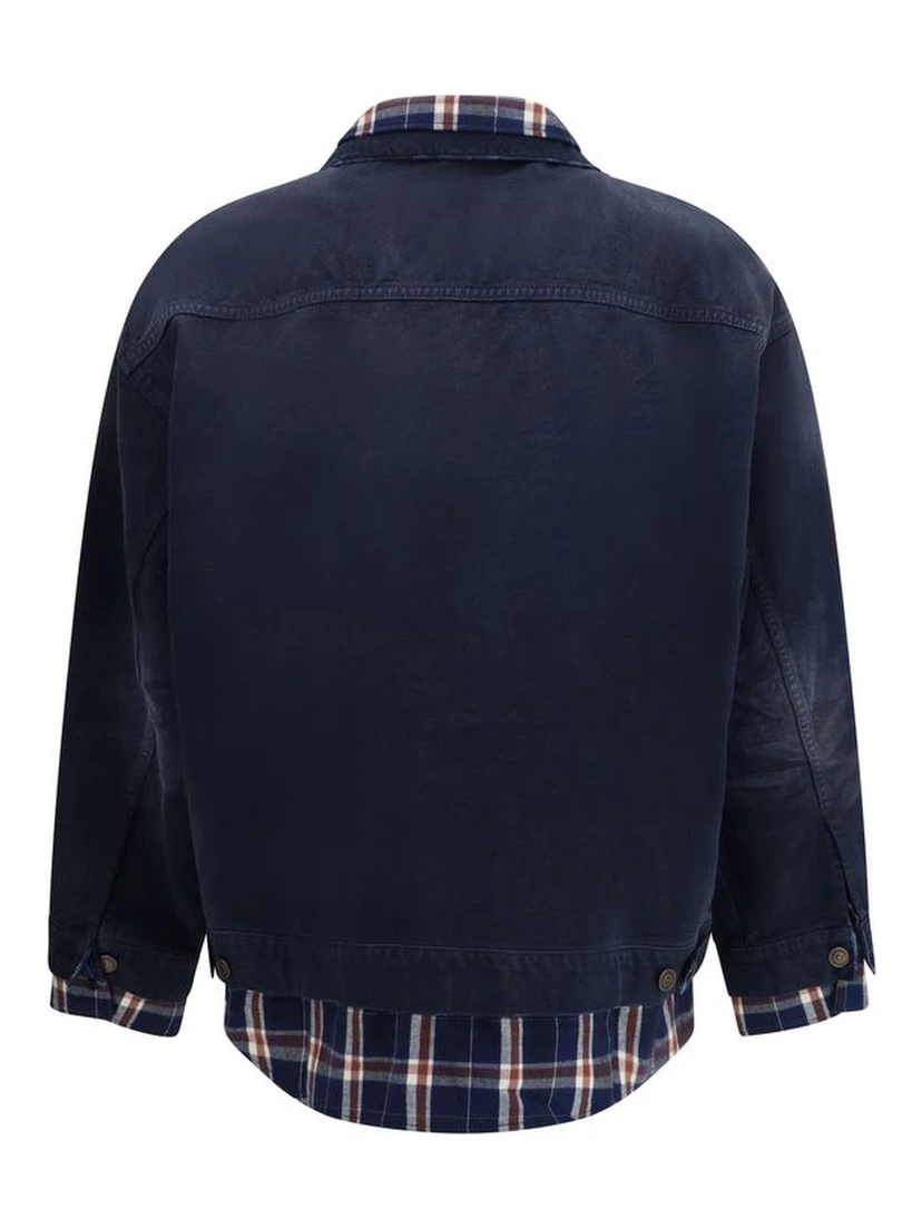 Blue Cotton Denim Jacket