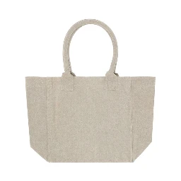 حقيبة كتف من القطن الأزرق