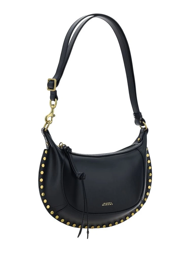 حقيبة كتف بوس توروس من جلد العجل الأسود alternative