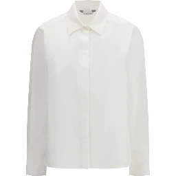 قميص قطني أبيض