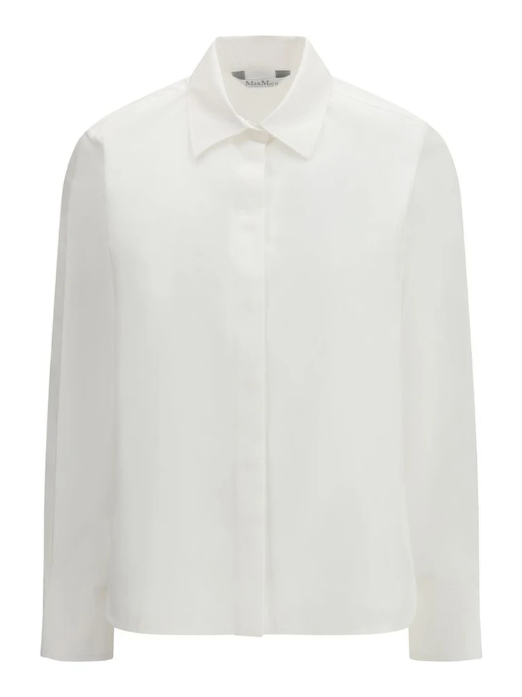 قميص قطني أبيض