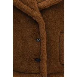 Brown Alpaca Vicugna Pacos Coat