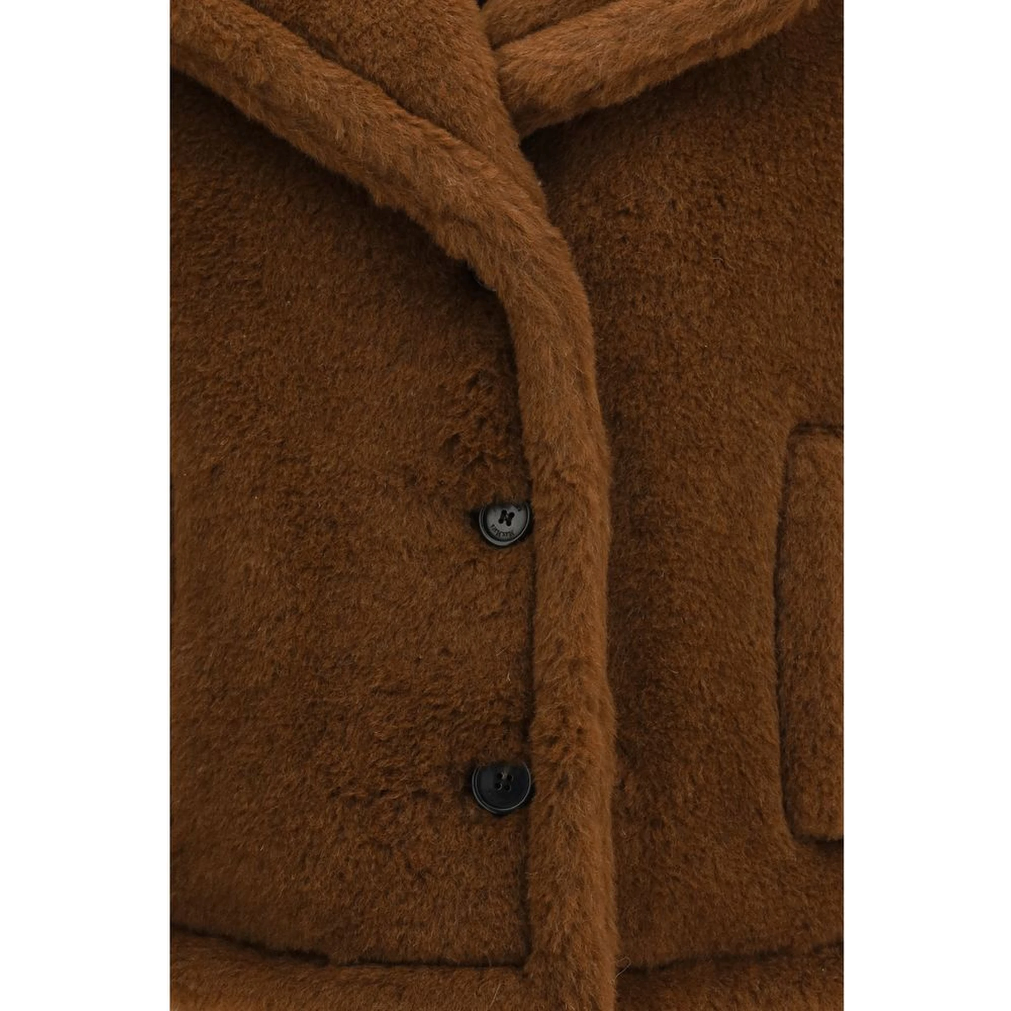Brown Alpaca Vicugna Pacos Coat