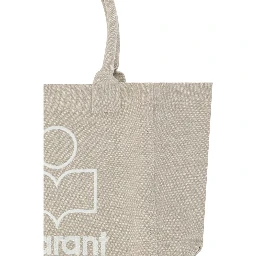 حقيبة كتف من القطن الأزرق