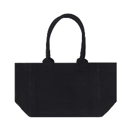 Black Cotton Shoulder Bag