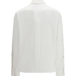 قميص قطني أبيض