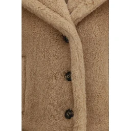 Beige Alpaca Vicugna Pacos Coat