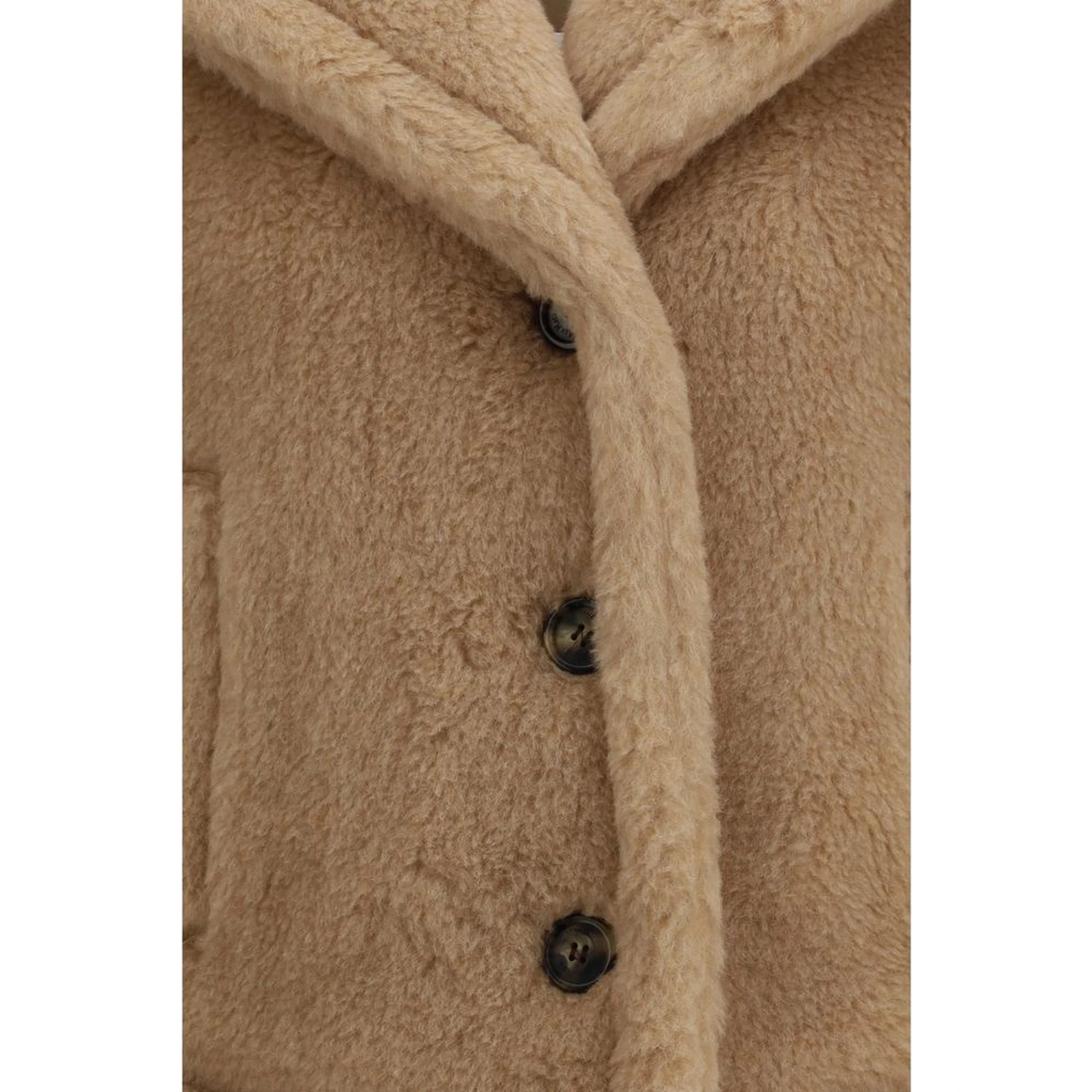 Beige Alpaca Vicugna Pacos Coat