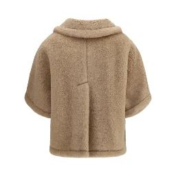 Beige Alpaca Vicugna Pacos Coat