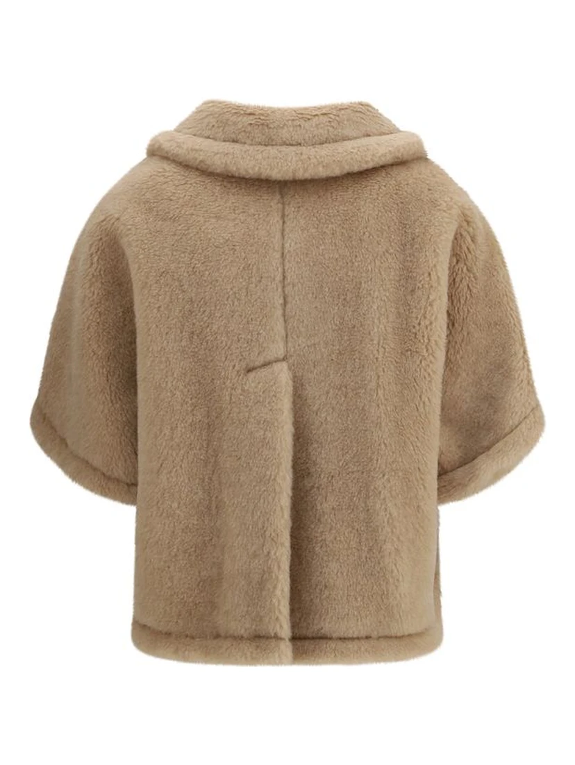 Beige Alpaca Vicugna Pacos Coat