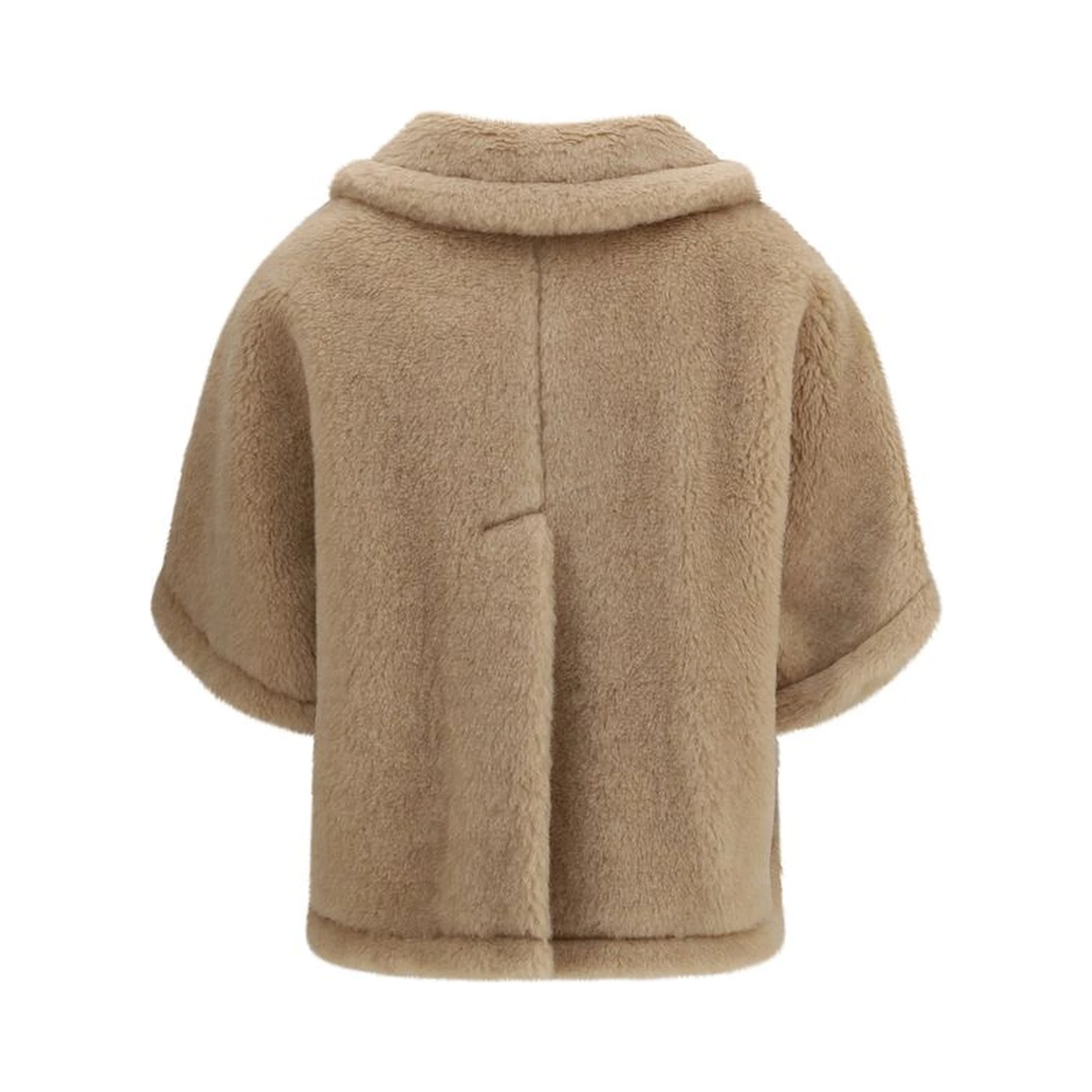 Beige Alpaca Vicugna Pacos Coat
