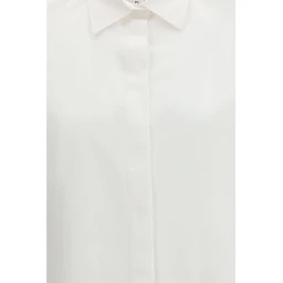 قميص قطني أبيض