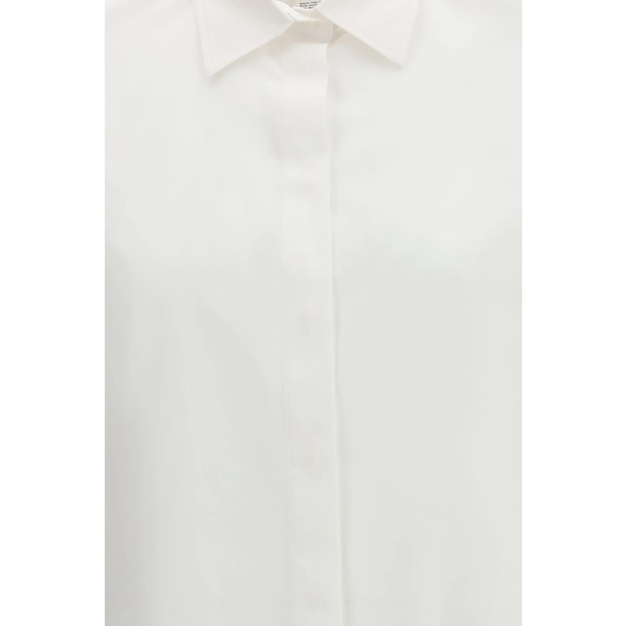 قميص قطني أبيض