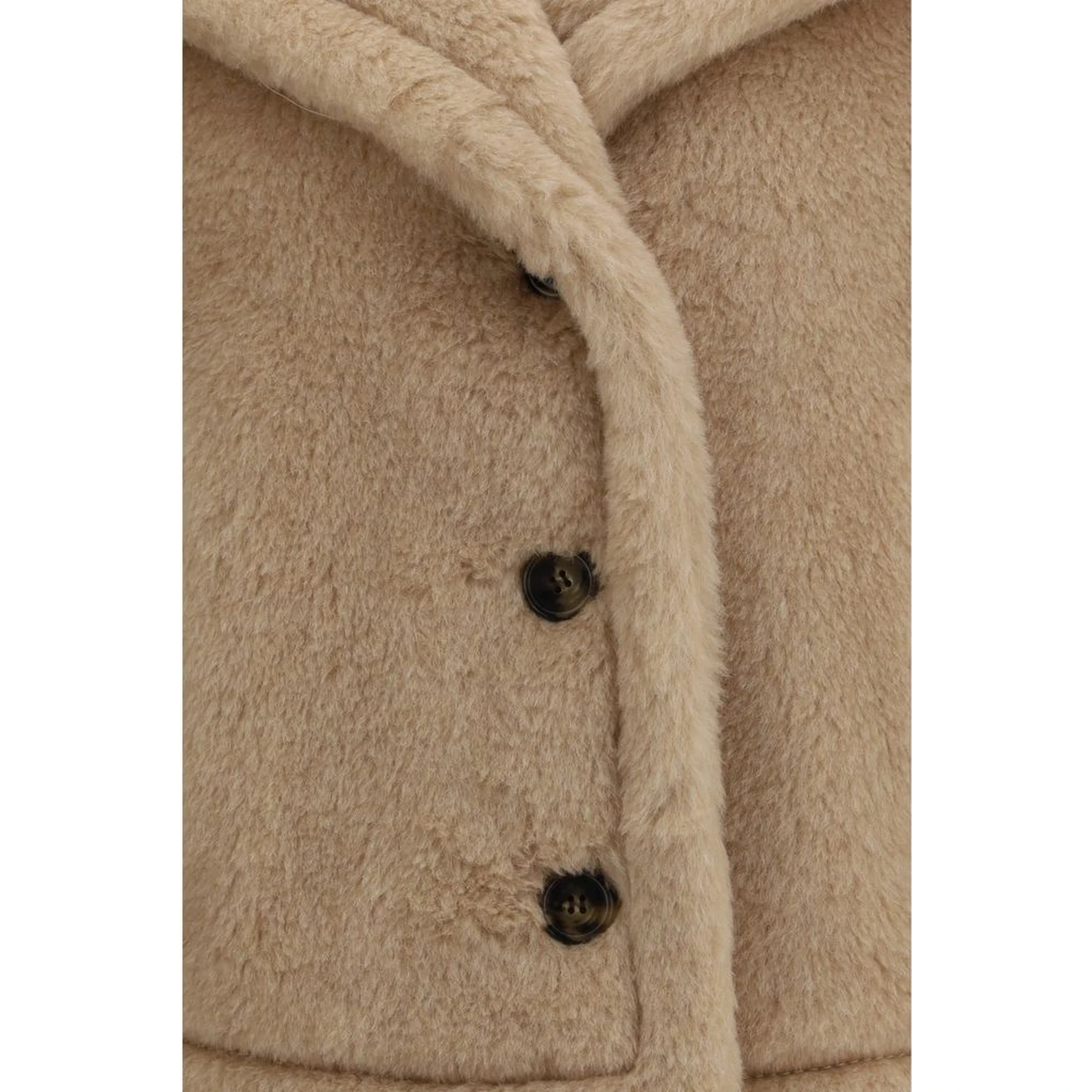 Beige Alpaca Vicugna Pacos Coat