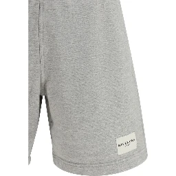 Gray Cotton Bermuda Shorts