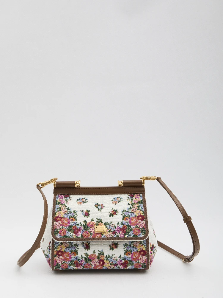 Embroidered Sicily bag medium