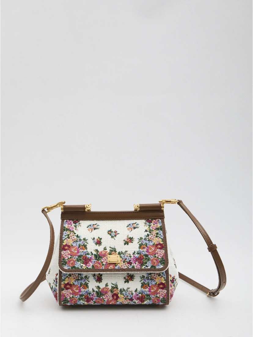 Embroidered Sicily bag medium