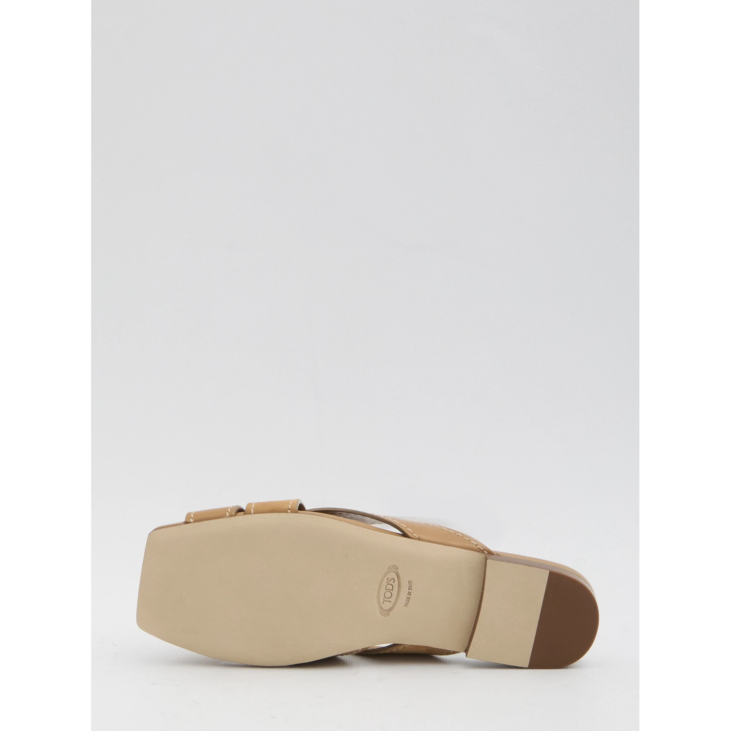 Smooth and suede leather slides