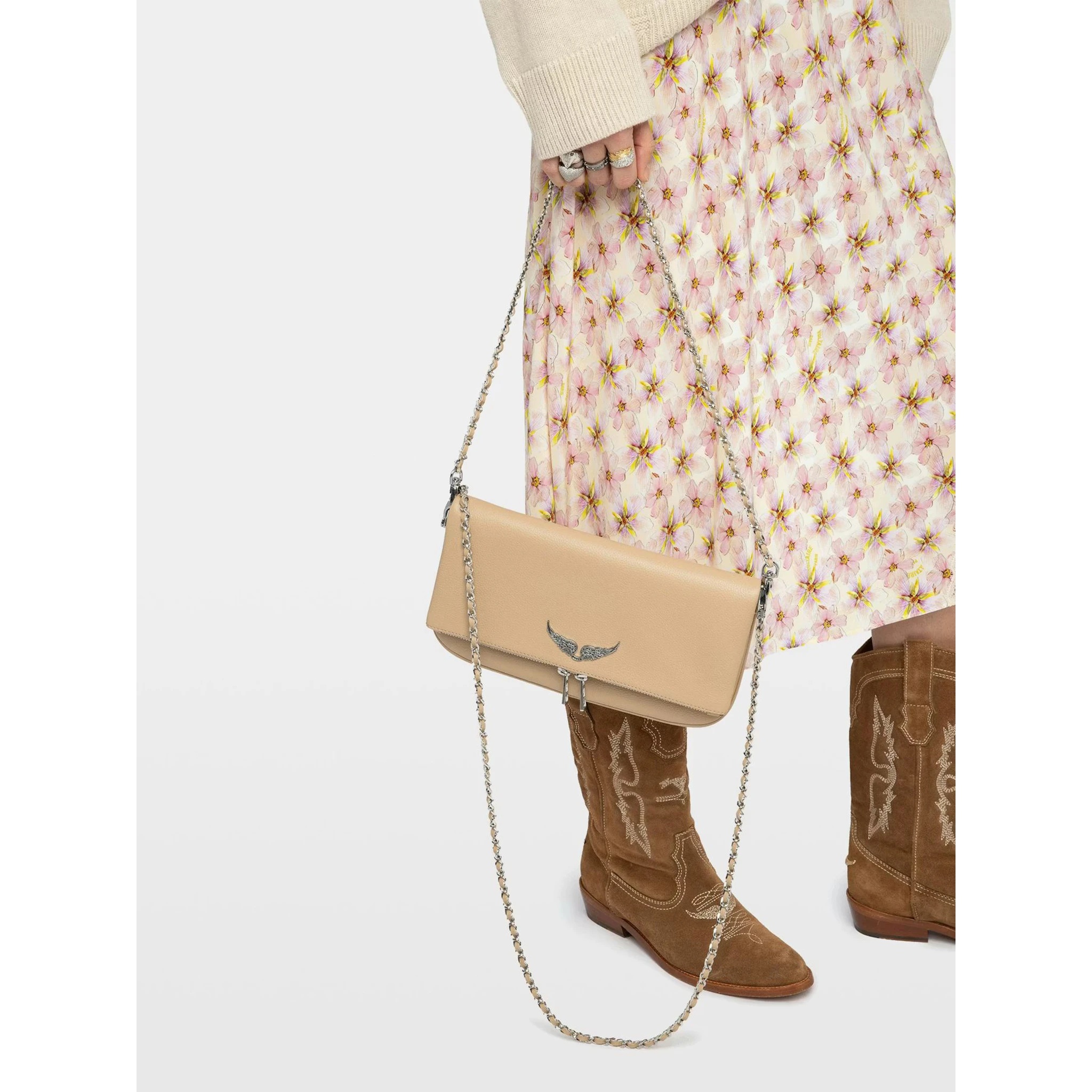 ZADIG & VOLTAIRE ROCK GRAINED bag