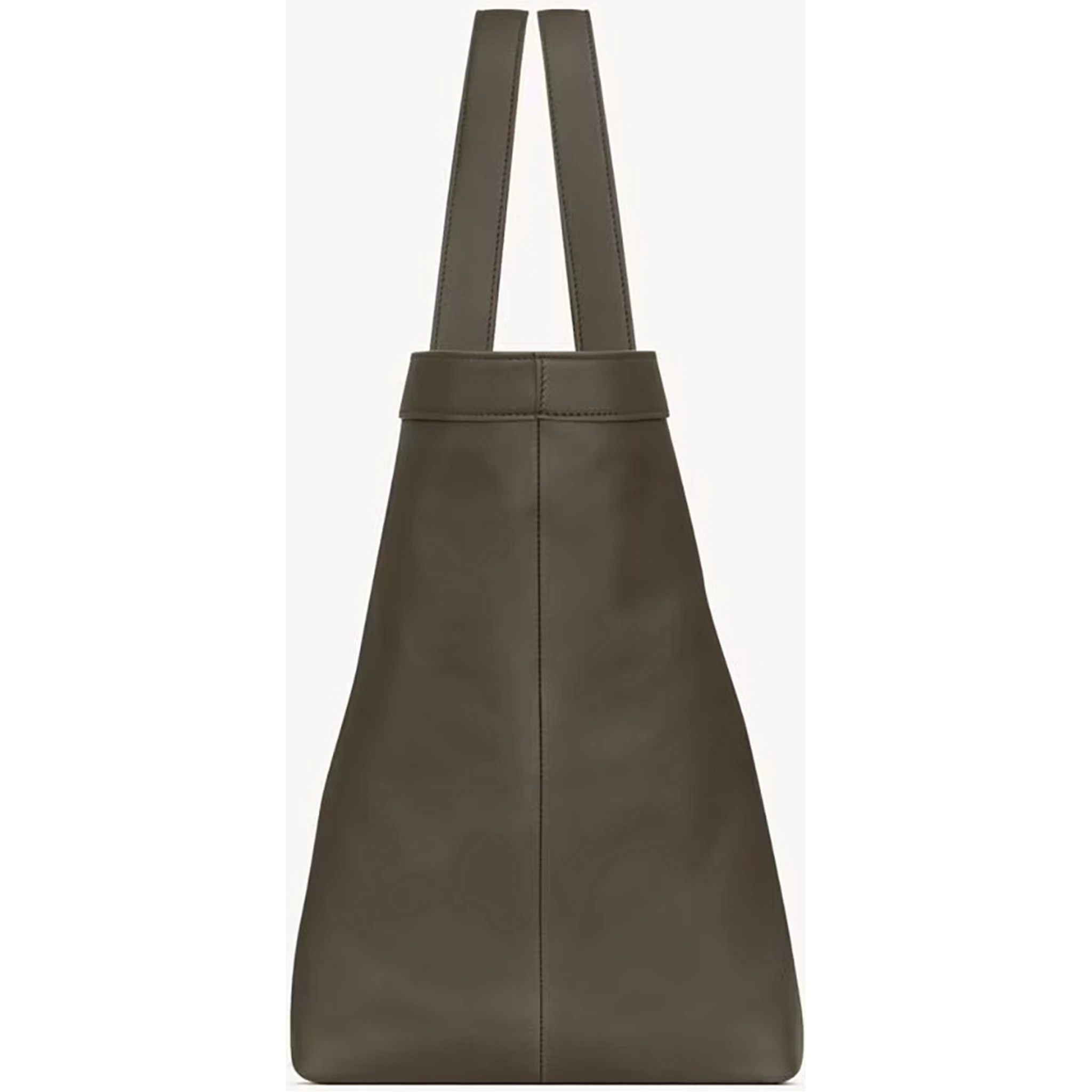 Y leather tote bag