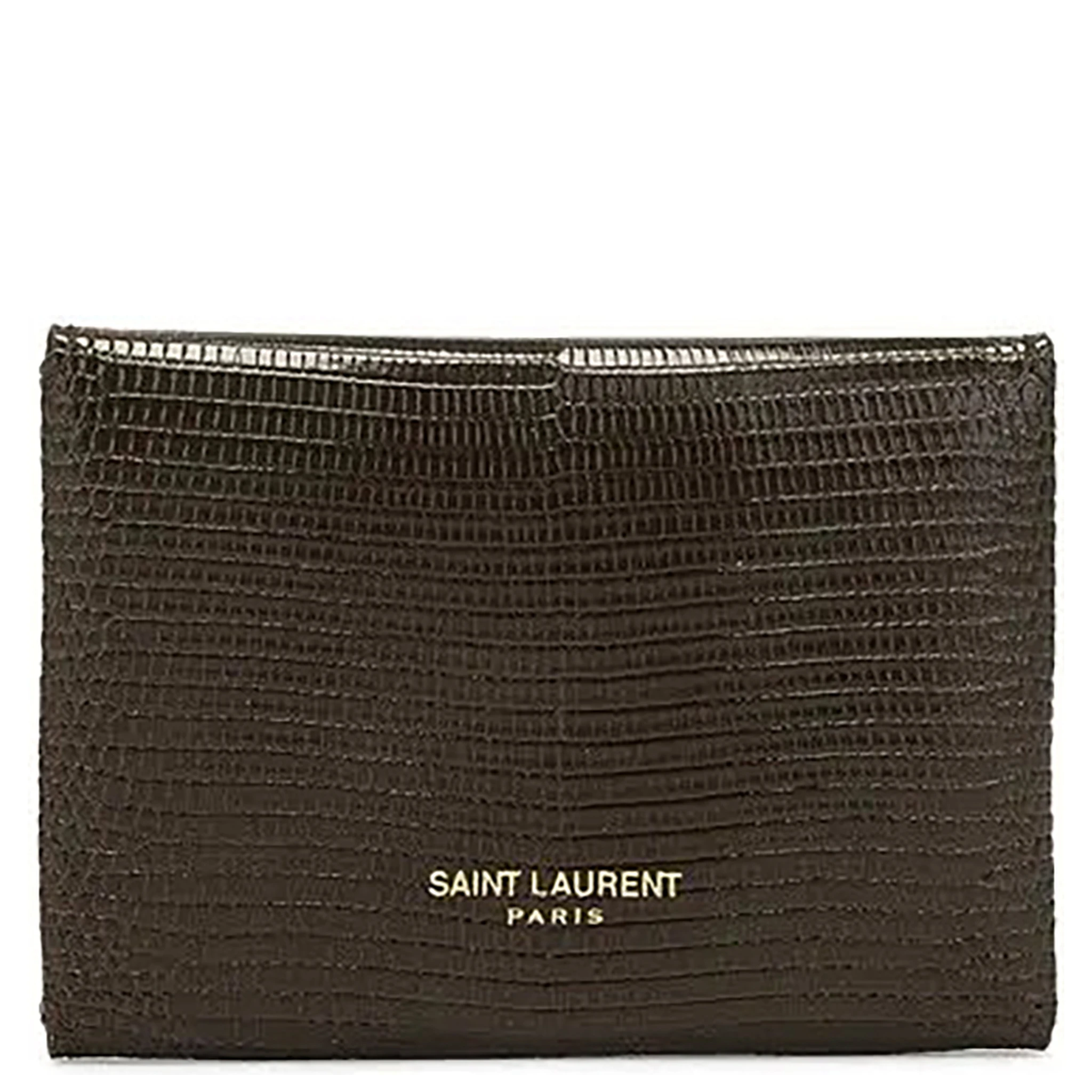 Lizard leather card holder