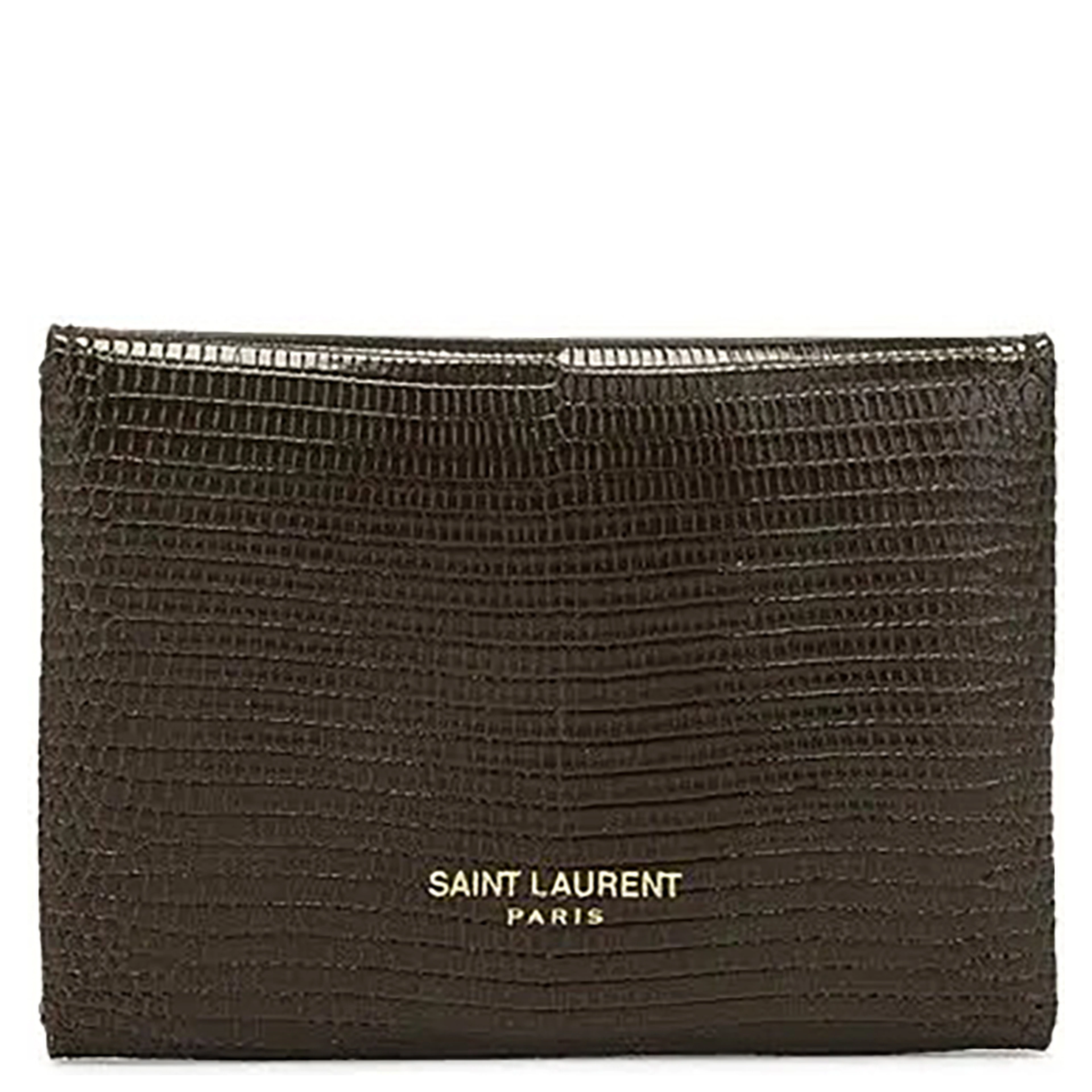 Lizard leather card holder