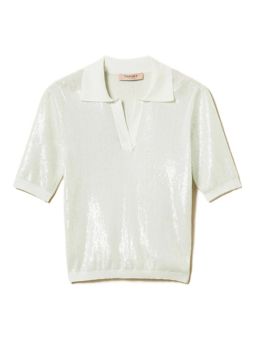 Twin-set T-shirts and Polos Light Blue