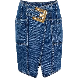 Balmain Skirts Blue