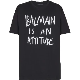 Balmain T-shirts and Polos Black
