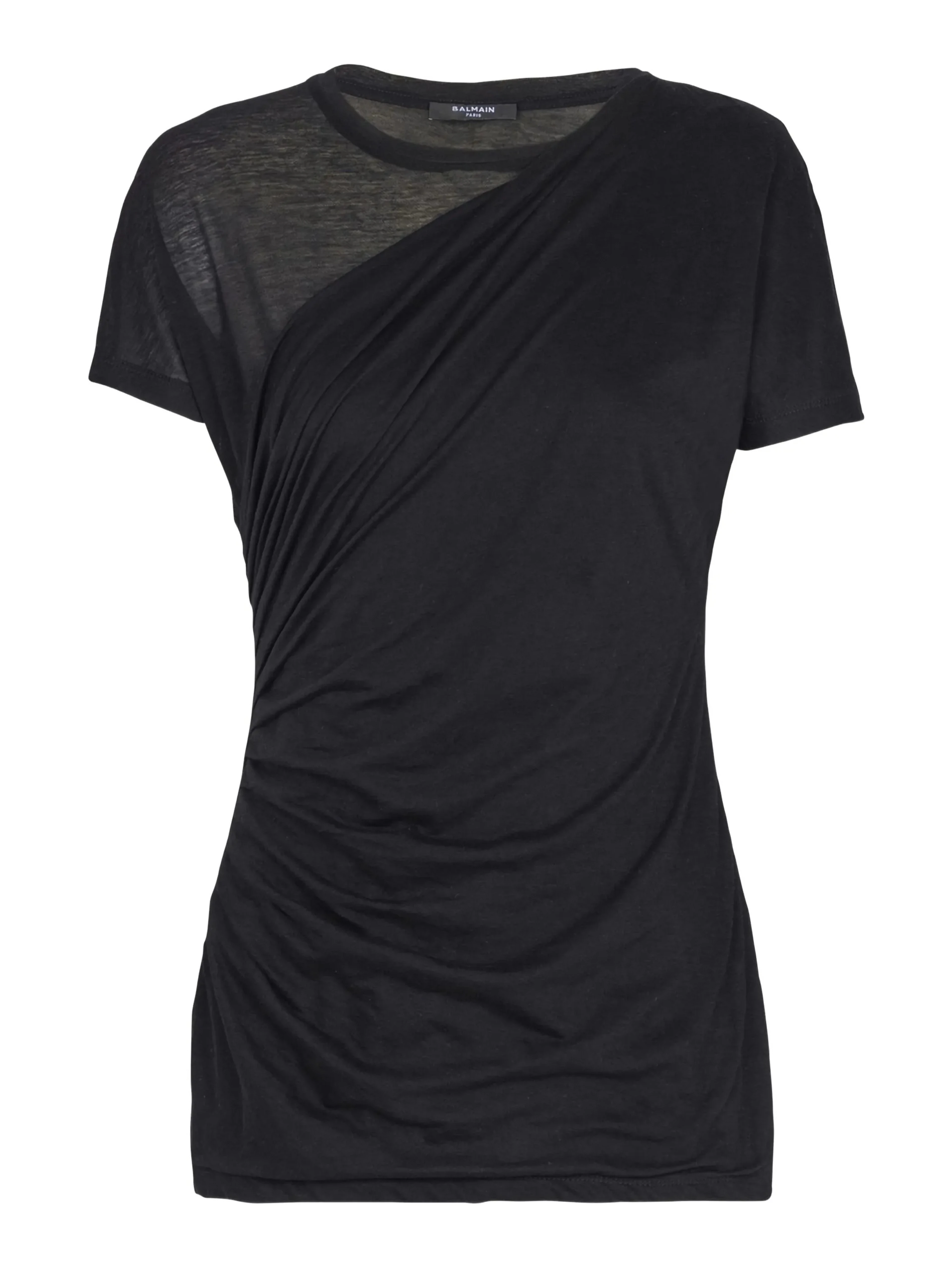 Balmain T-shirts and Polos Black