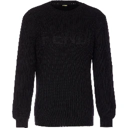 Fendi Sweaters Black