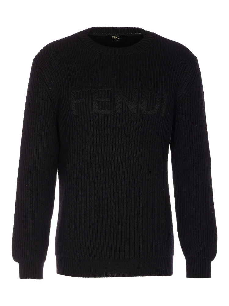 Fendi Sweaters Black