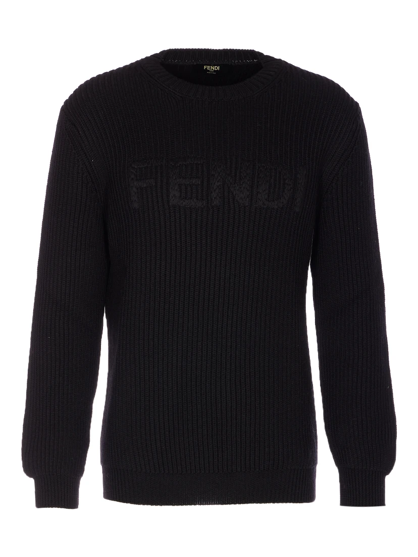 Fendi Sweaters Black