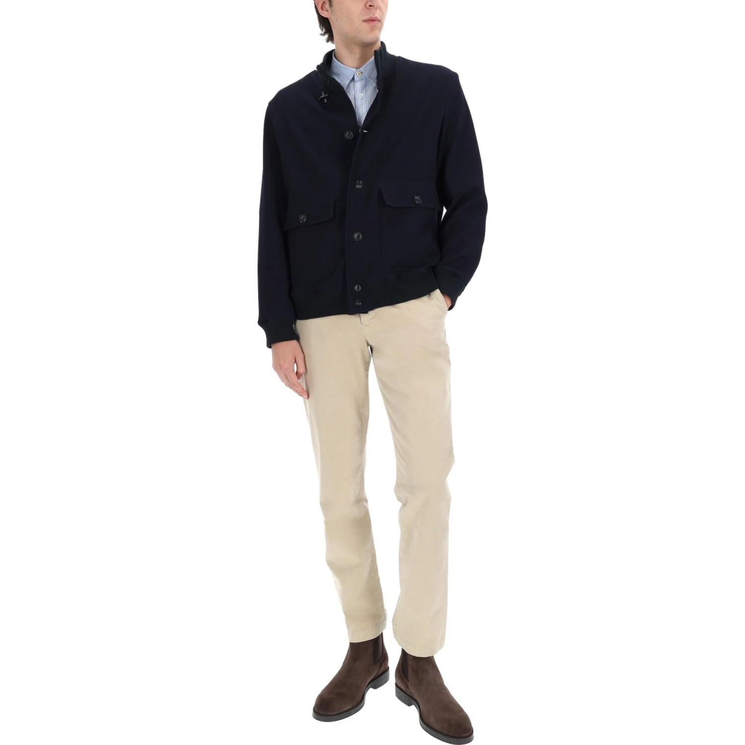 WOOL JACKET WITH BUTTONS