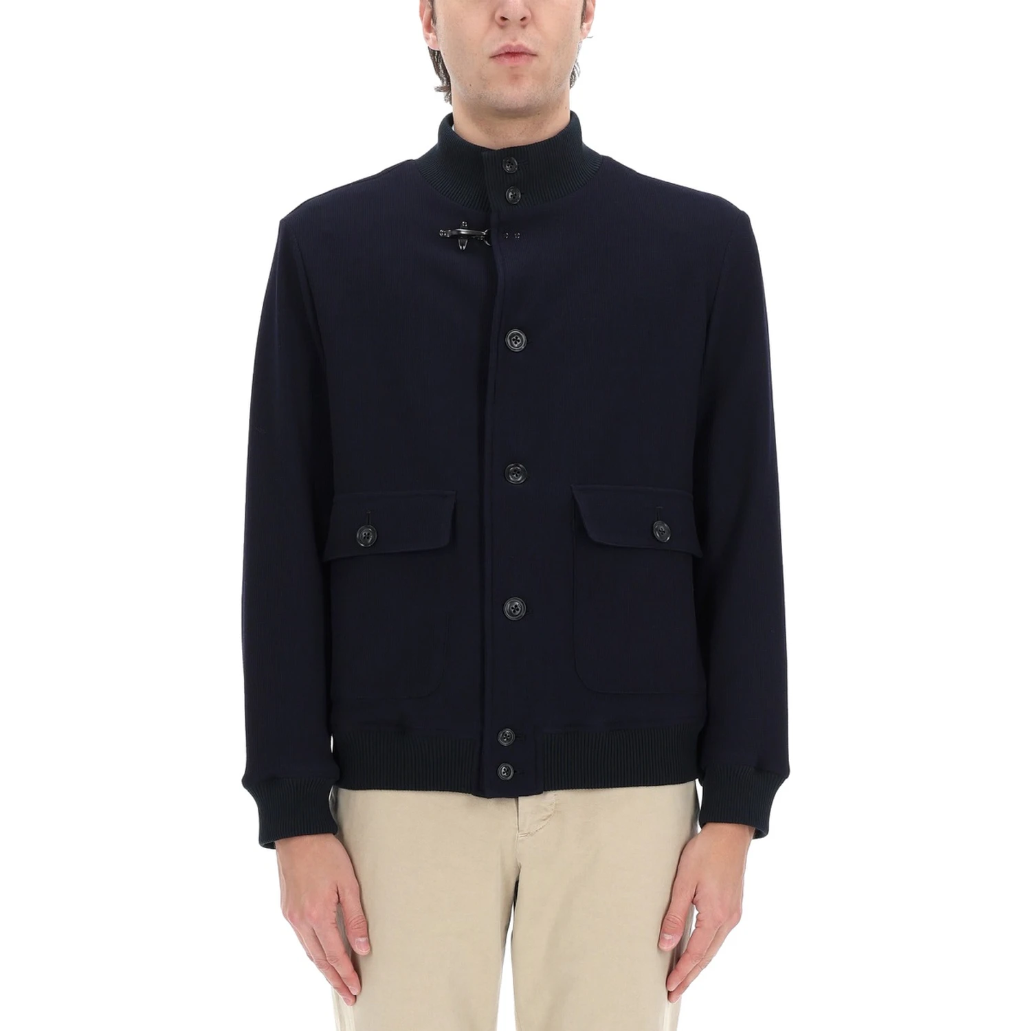 WOOL JACKET WITH BUTTONS