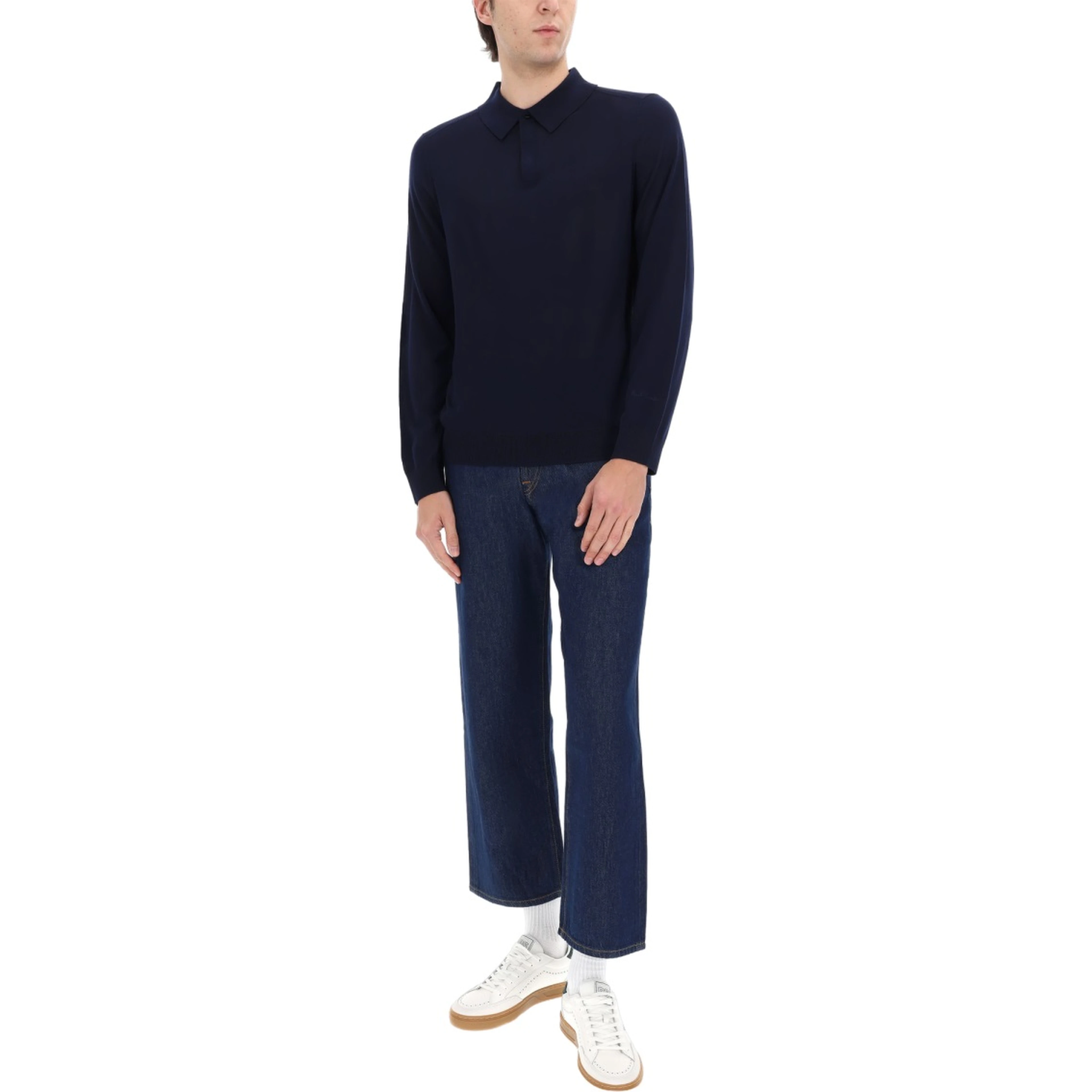 MERINO WOOL POLO SHIRT