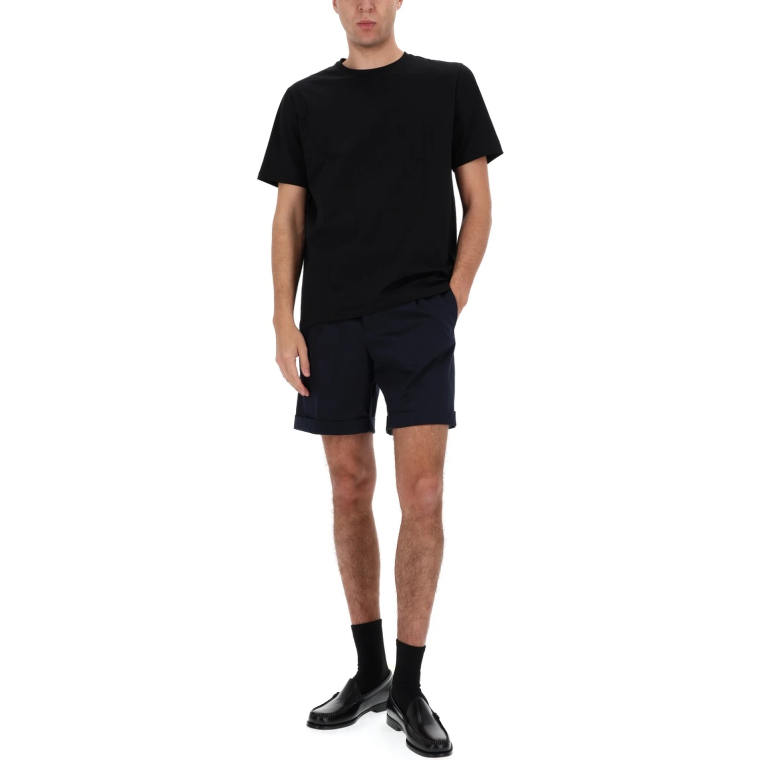 COTTON TAILORED SHORTS