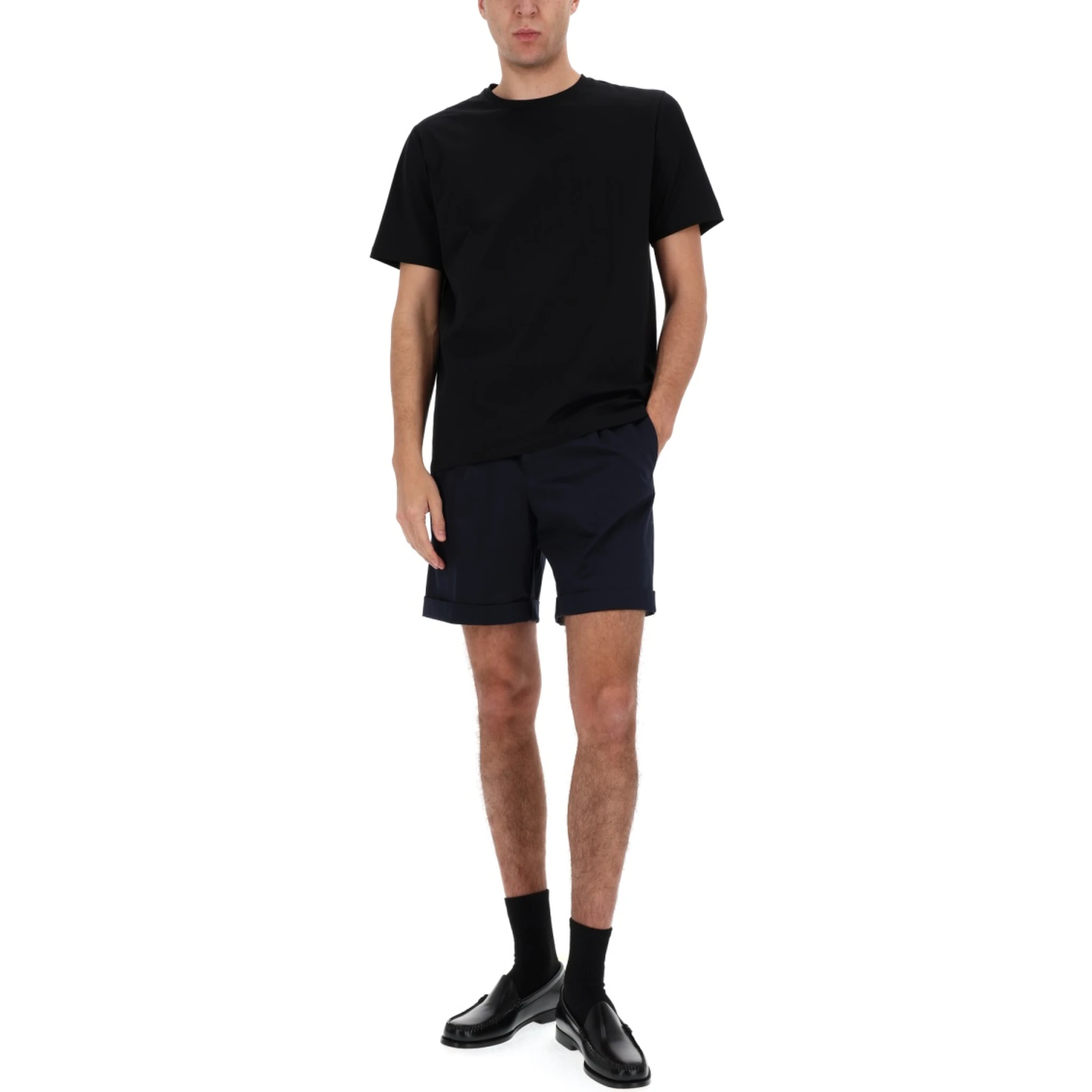 COTTON TAILORED SHORTS