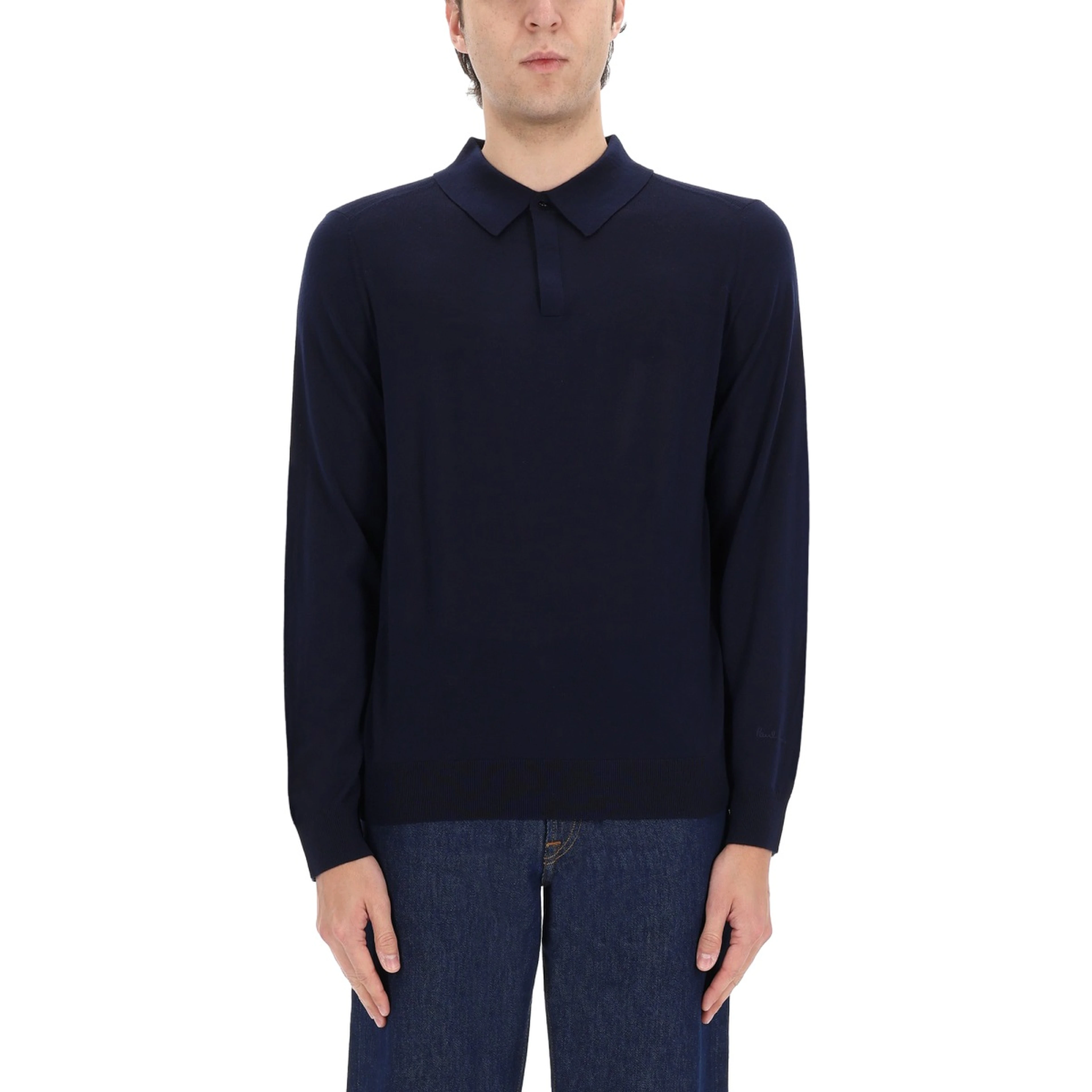 MERINO WOOL POLO SHIRT