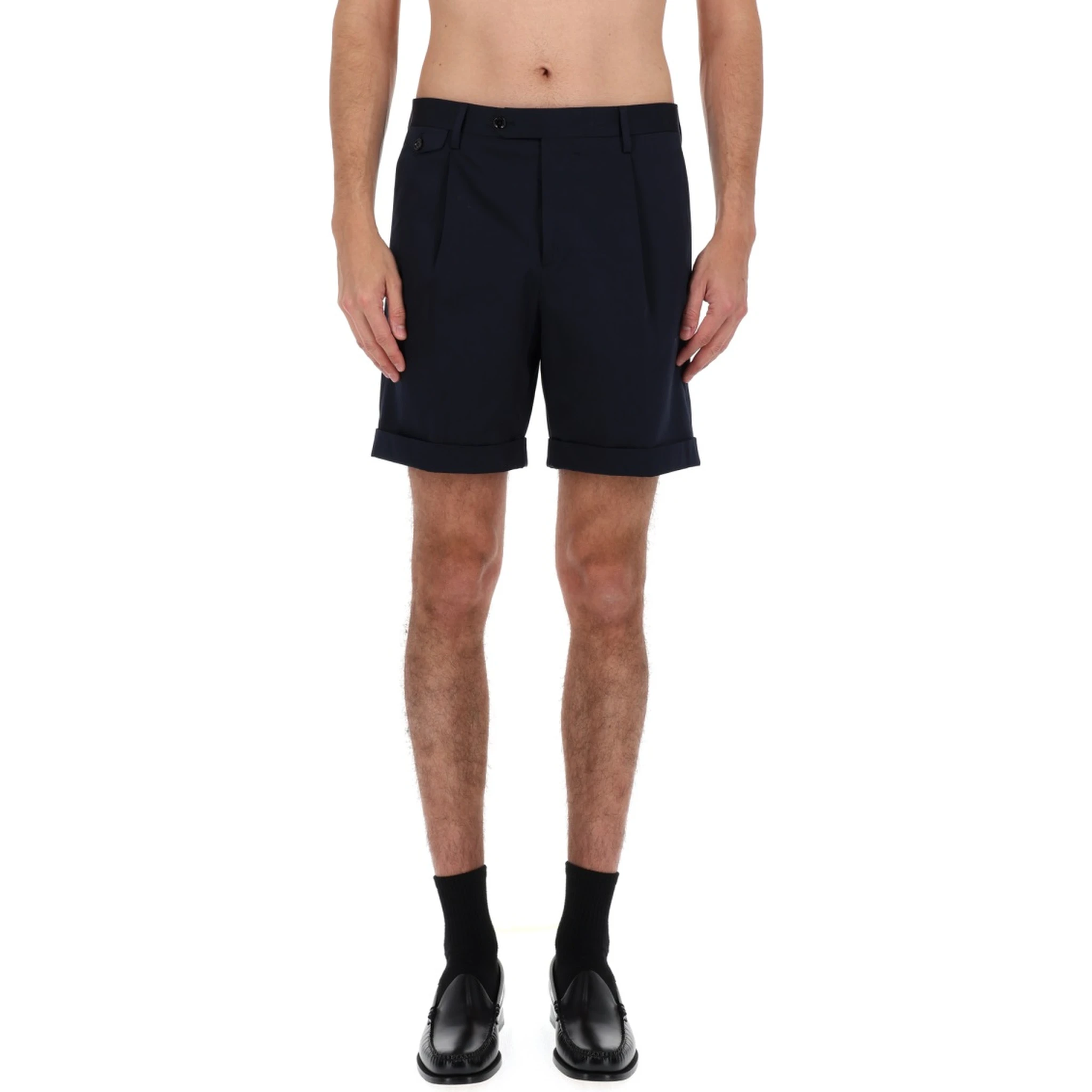 COTTON TAILORED SHORTS
