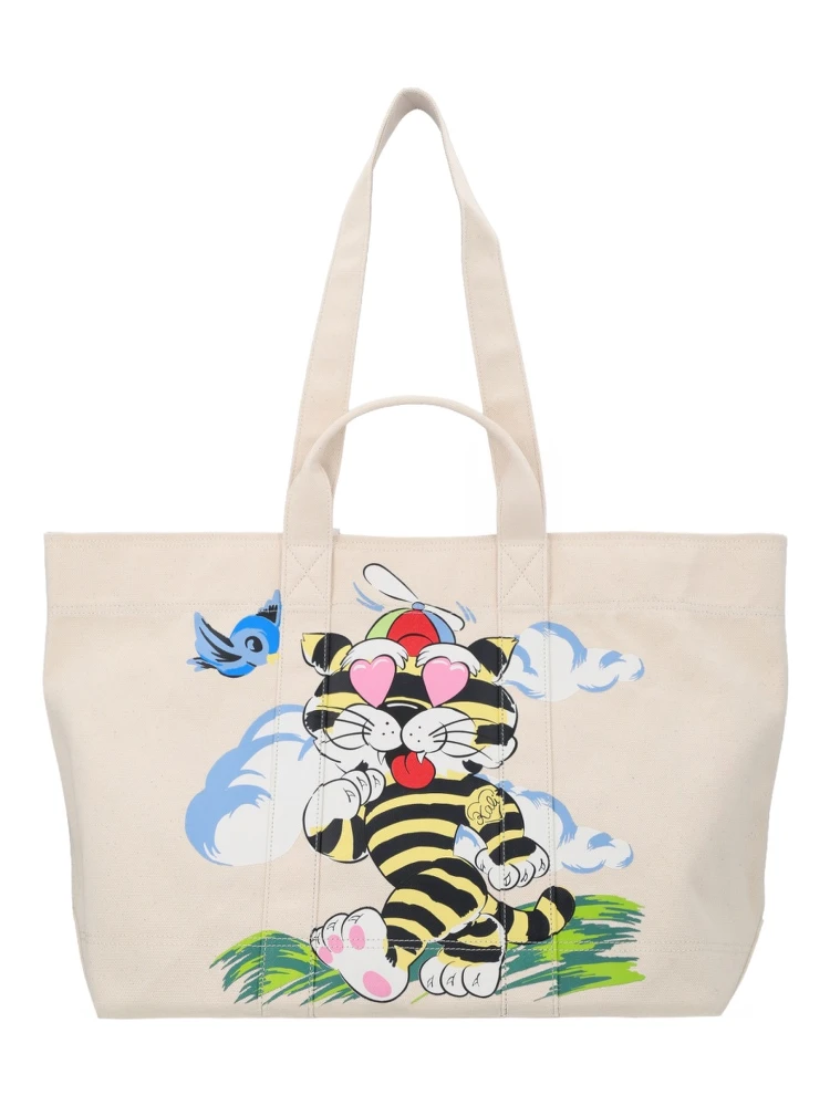 KENZO CARTOON TOTE BAG LARGE
