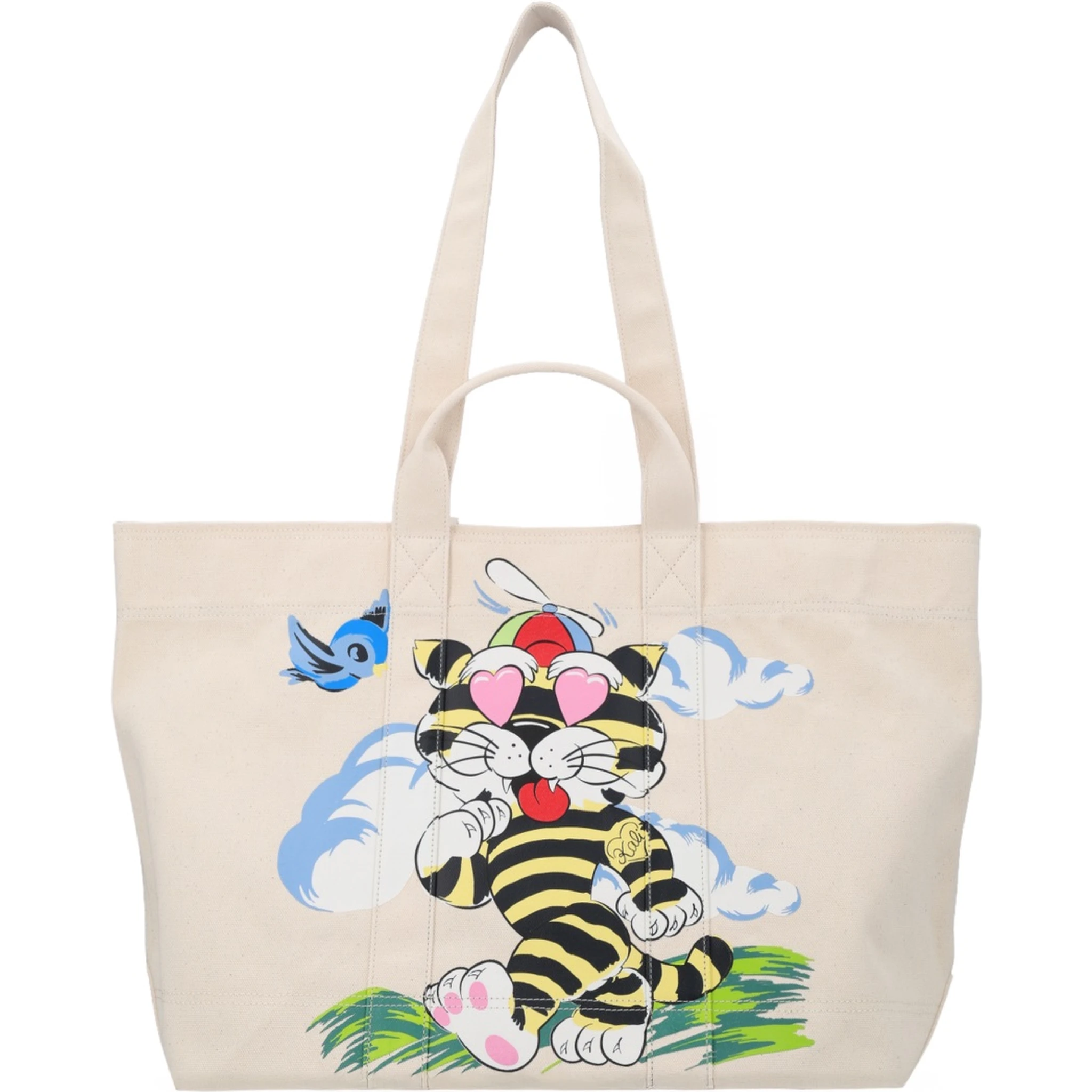 KENZO CARTOON TOTE BAG LARGE