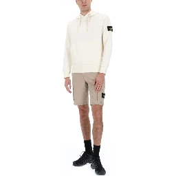 CARGO SHORTS WITH LOGO PATCH